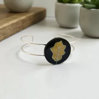 bracelet feuille d'automne