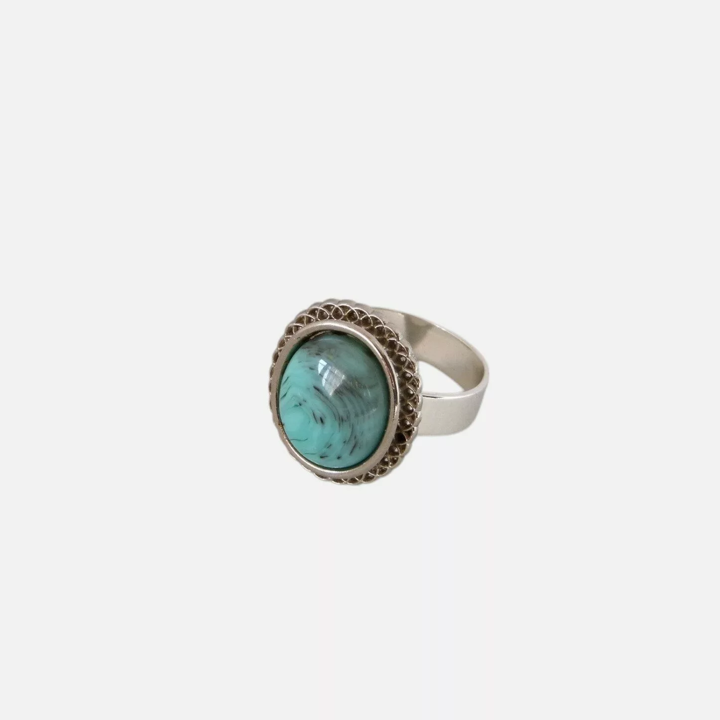 bague Bora-Bora bleu turquoise