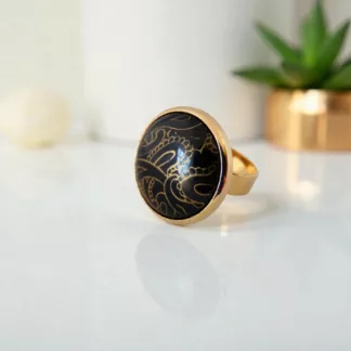 bague cachemire doré