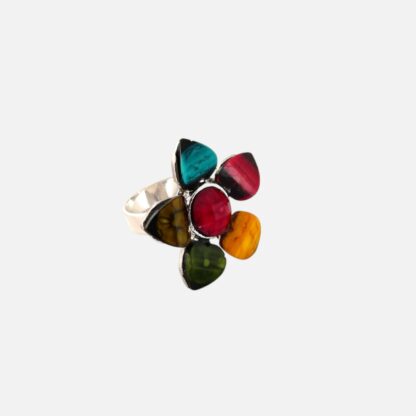 bague multicolore