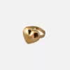 bague cœur doré