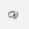 bague fleur blanche