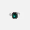 bague vert émeraude