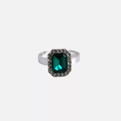 bague vert émeraude