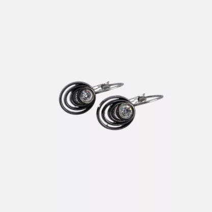 boucles d'oreilles pendantes strass
