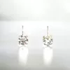 boucles d'oreilles strass tranparents