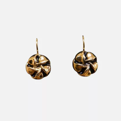 boucles-oreilles-fleur-or-vintage