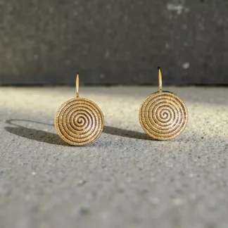 boucles d'oreilles spirale
