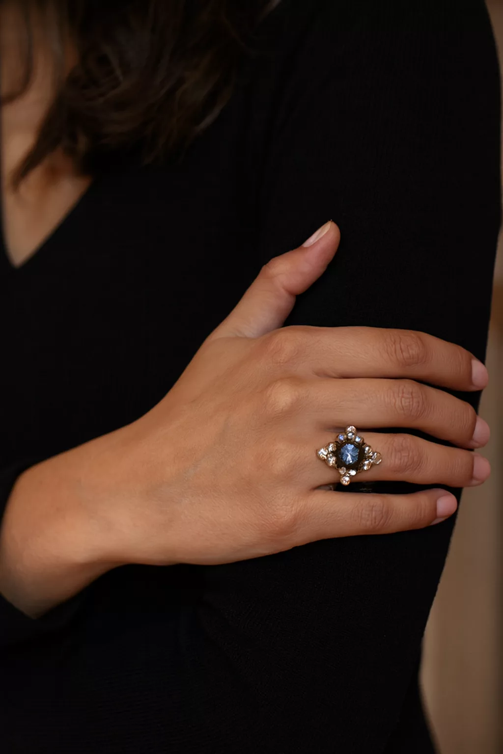 Bague Étoile d'azur – Image 3