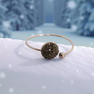 bracelet strass noirs