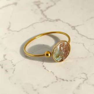 bracelet en nacre brute