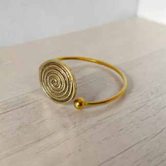 bracelet jonc spirale