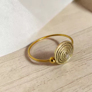 Bracelet jonc spirale
