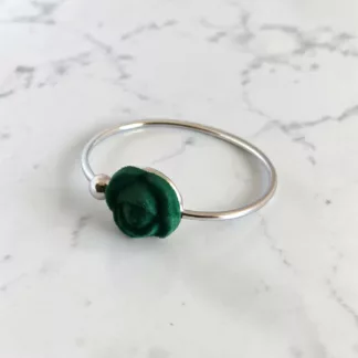 bracelet rose velours