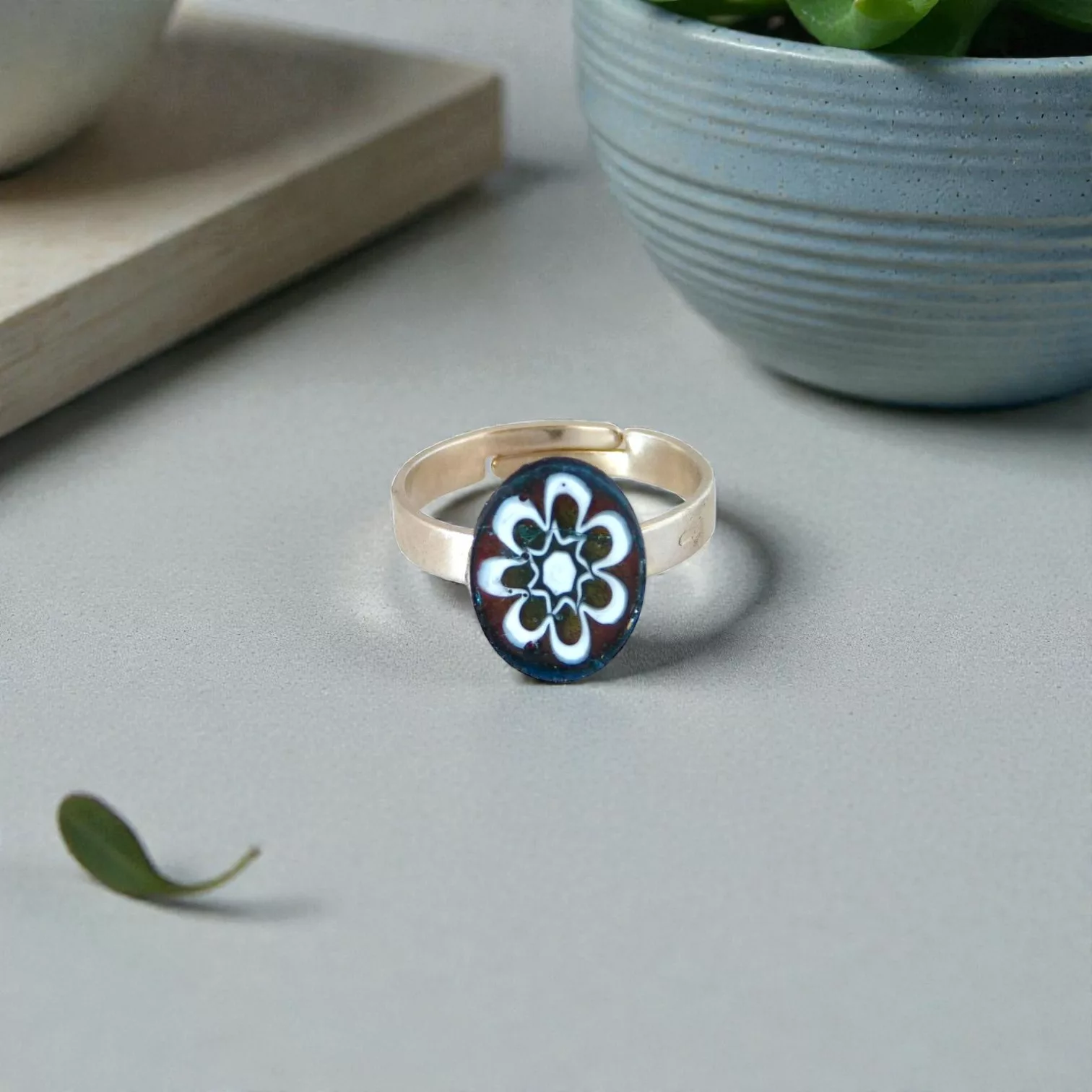 bague-éclat-floral-de-murano