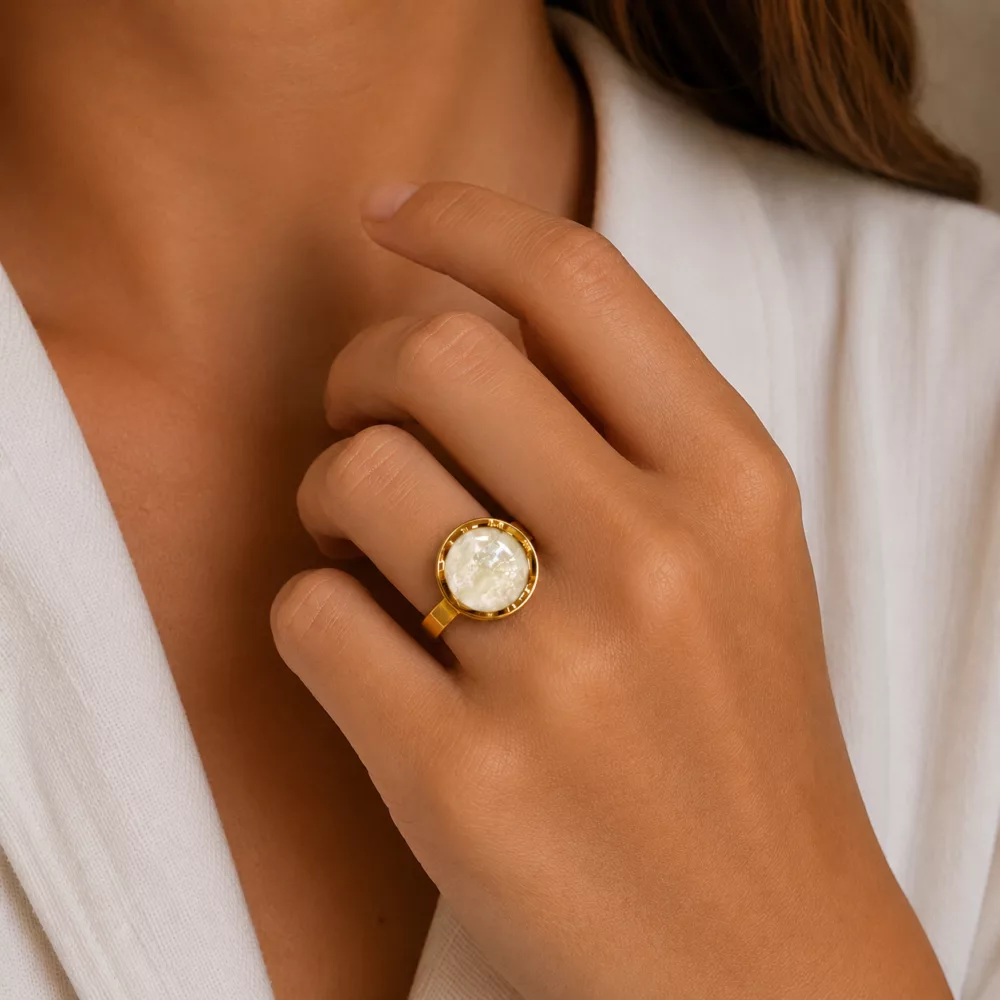 bague en bouton