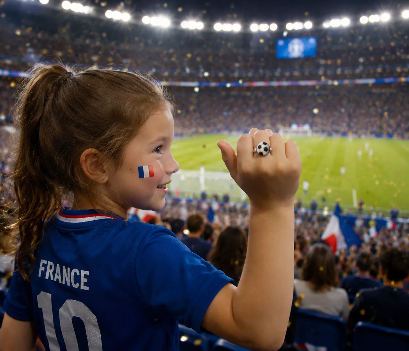 Bague enfant pour la coupe du monde